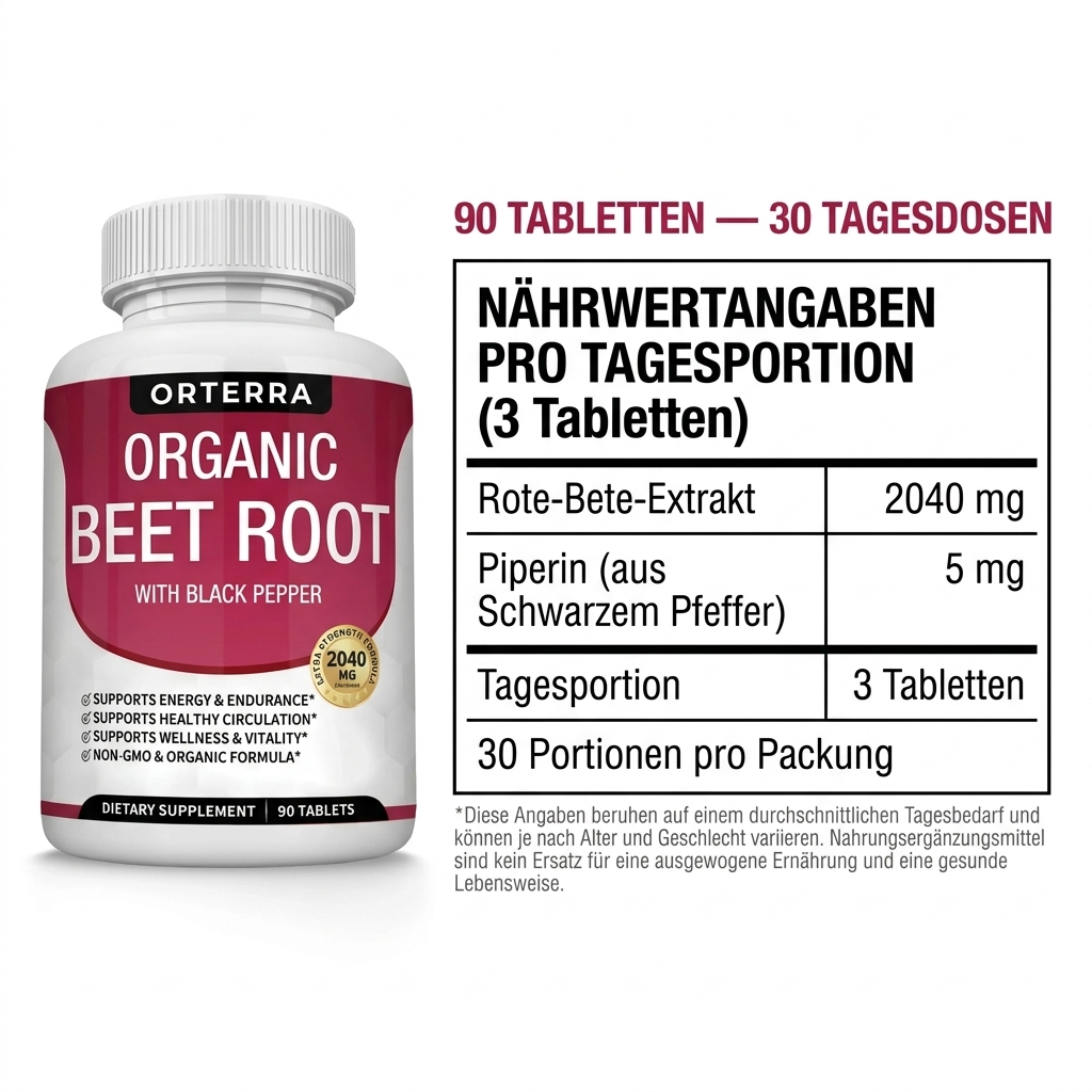 Organic Beet Root Tablets
